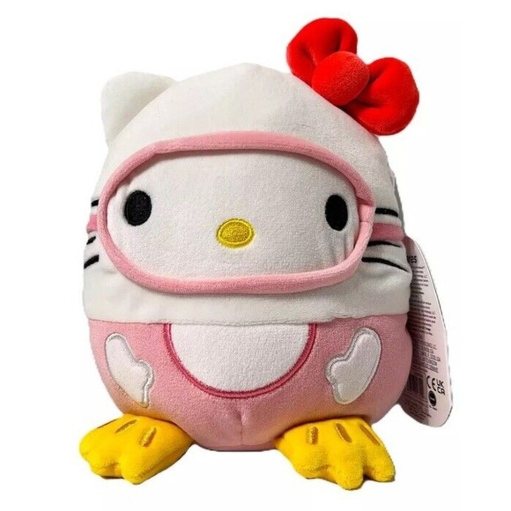 Squishmallows Hello Kitty Diver with Scuba Goggles 6.5 Inch Sanrio 2024 NWT NEW